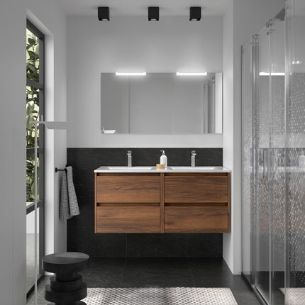 Mueble de baño NOJA 2 cajones + Lavabo + Espejo