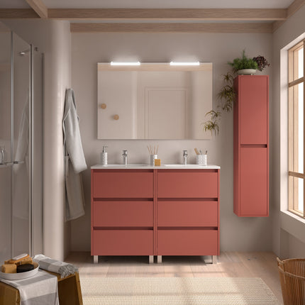 Mueble de baño NOJA 3 cajones + Lavabo + Espejo