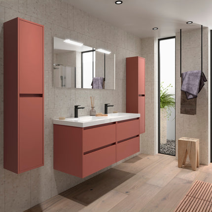 Mueble de baño NOJA 2 cajones + Lavabo + Espejo