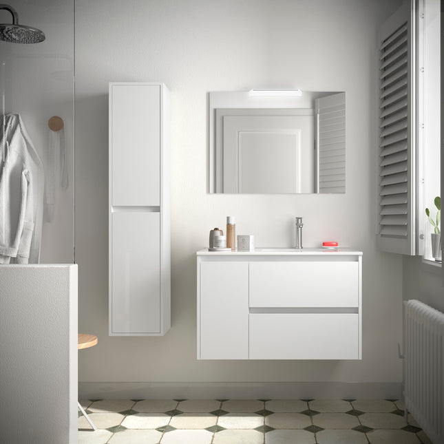 Mueble de baño NOJA 2 cajones y 1 Puerta + Lavabo