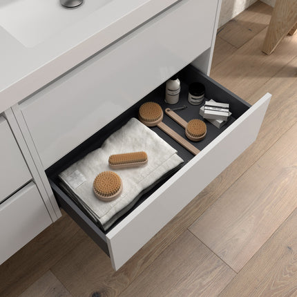 Mueble de baño NOJA 2 cajones + Lavabo + Espejo