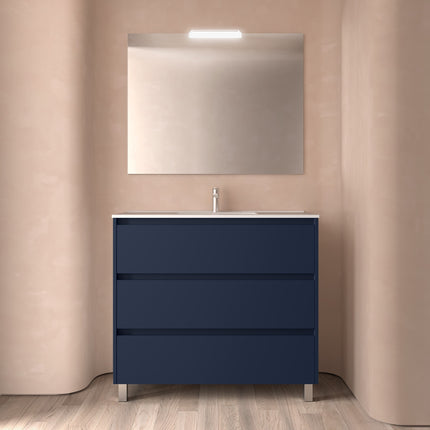 Mueble de baño NOJA 3 cajones + Lavabo + Espejo