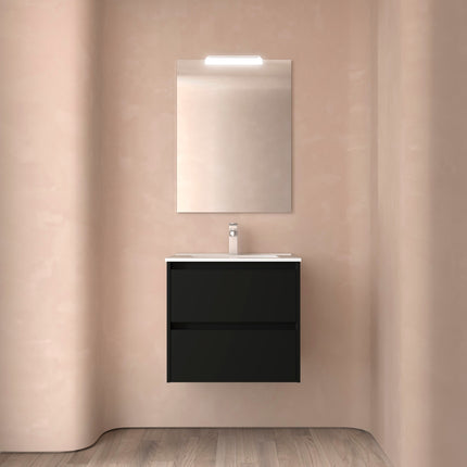 Mueble de baño NOJA 2 cajones + Lavabo + Espejo