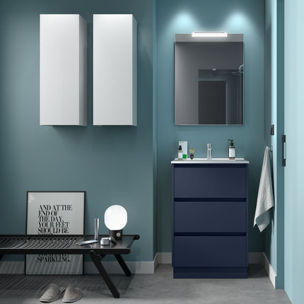Mueble de baño NOJA 3 cajones + Lavabo + Espejo